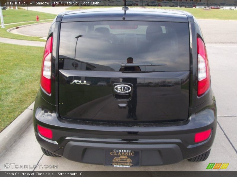 Shadow Black / Black Soul Logo Cloth 2012 Kia Soul +