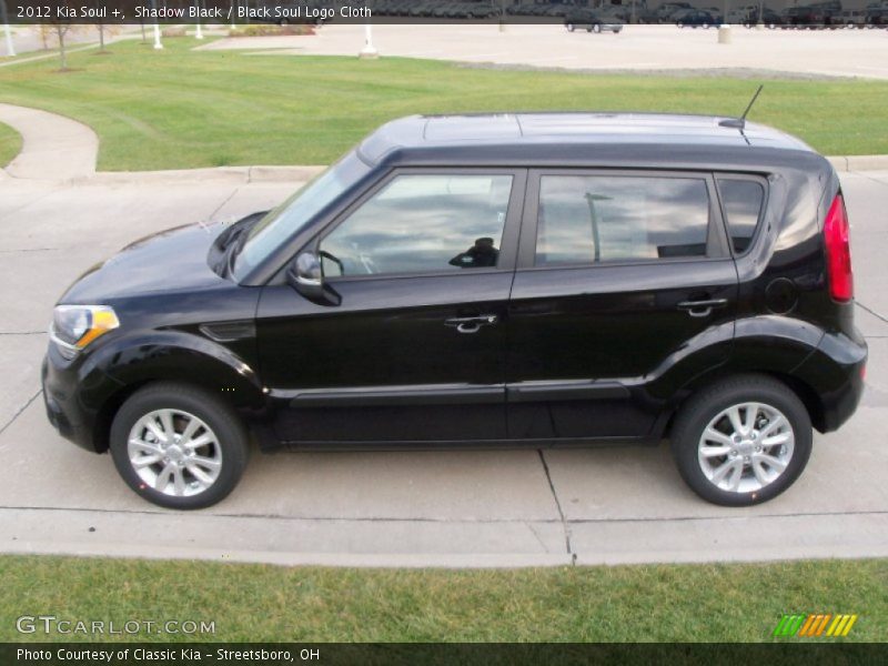 Shadow Black / Black Soul Logo Cloth 2012 Kia Soul +