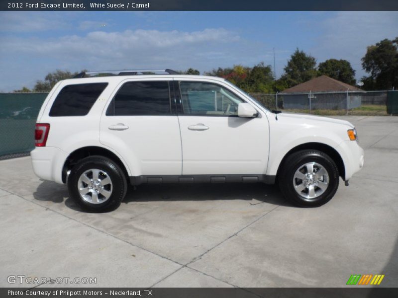 White Suede / Camel 2012 Ford Escape Limited