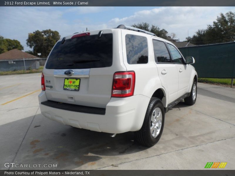 White Suede / Camel 2012 Ford Escape Limited