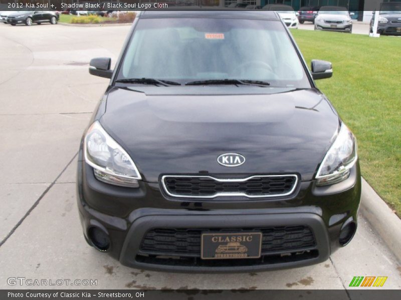Shadow Black / Black Soul Logo Cloth 2012 Kia Soul +