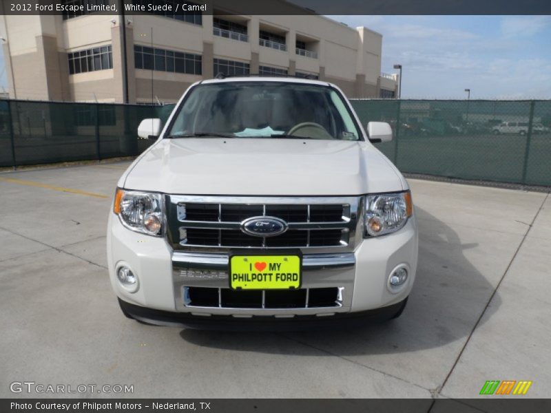 White Suede / Camel 2012 Ford Escape Limited