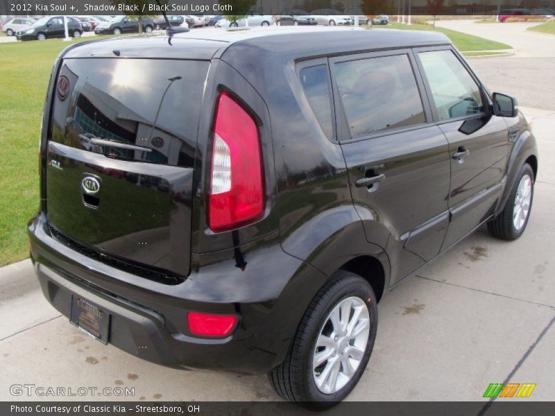 Shadow Black / Black Soul Logo Cloth 2012 Kia Soul +