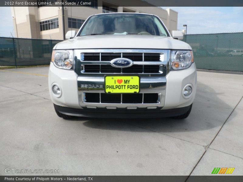 White Suede / Camel 2012 Ford Escape Limited