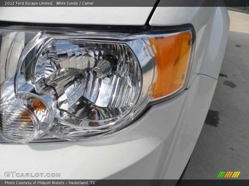 White Suede / Camel 2012 Ford Escape Limited