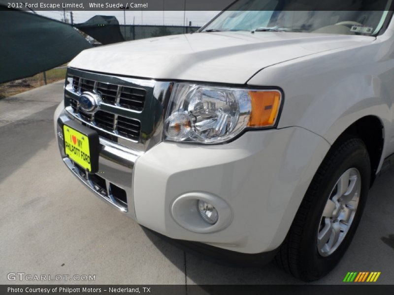 White Suede / Camel 2012 Ford Escape Limited