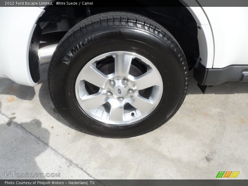 White Suede / Camel 2012 Ford Escape Limited