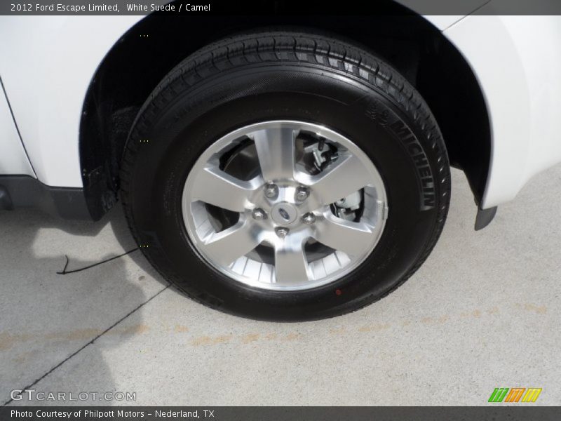 White Suede / Camel 2012 Ford Escape Limited