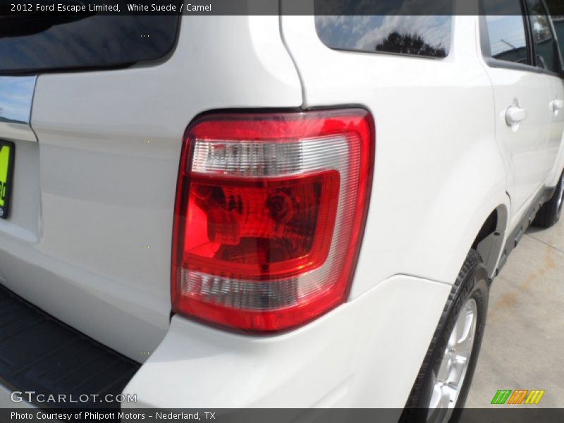 White Suede / Camel 2012 Ford Escape Limited