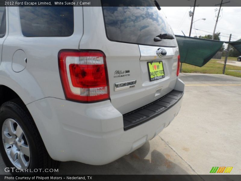 White Suede / Camel 2012 Ford Escape Limited