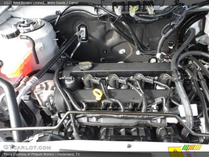 White Suede / Camel 2012 Ford Escape Limited