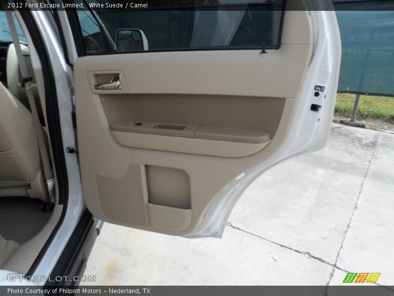 White Suede / Camel 2012 Ford Escape Limited