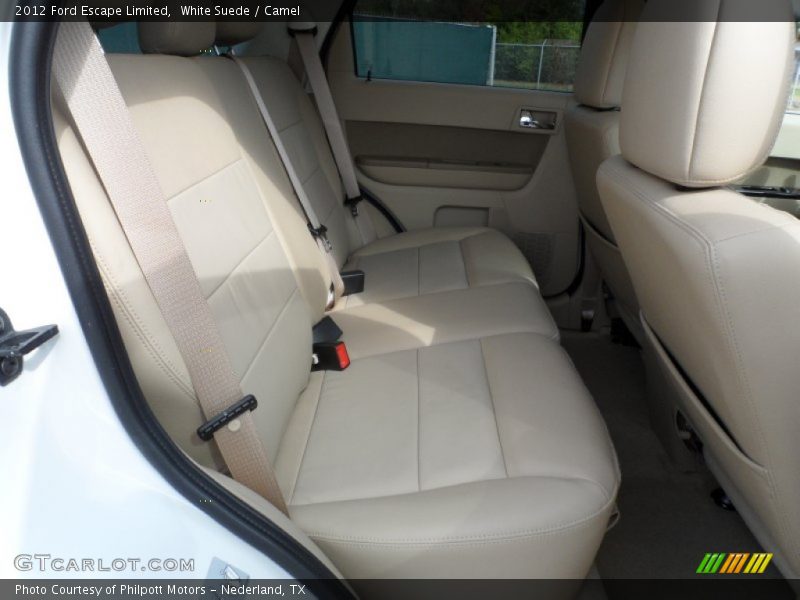 White Suede / Camel 2012 Ford Escape Limited