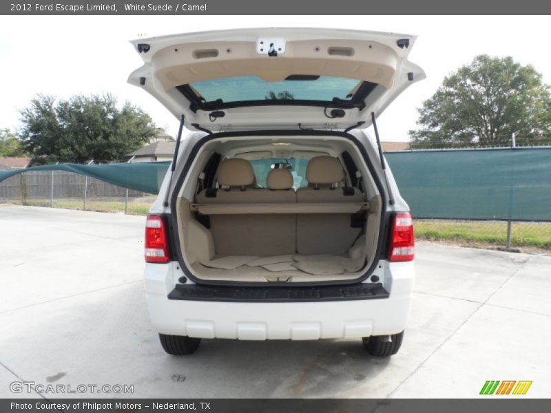 White Suede / Camel 2012 Ford Escape Limited