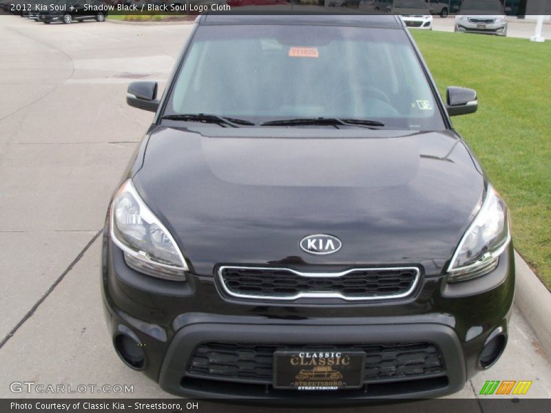 Shadow Black / Black Soul Logo Cloth 2012 Kia Soul +