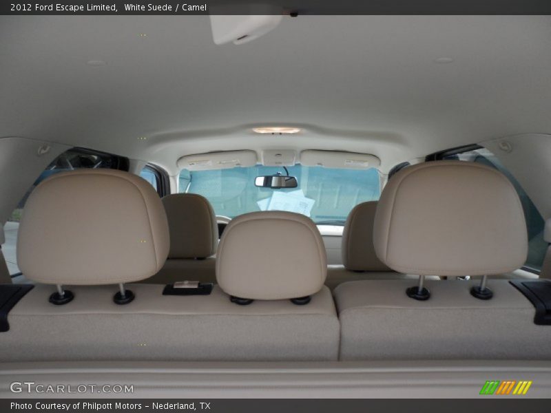 White Suede / Camel 2012 Ford Escape Limited