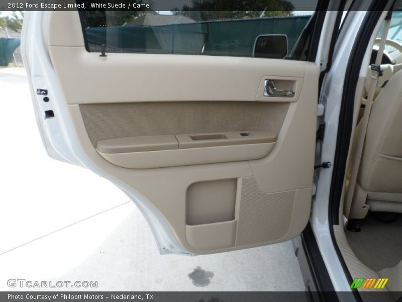 White Suede / Camel 2012 Ford Escape Limited