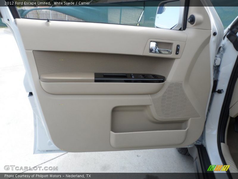 White Suede / Camel 2012 Ford Escape Limited