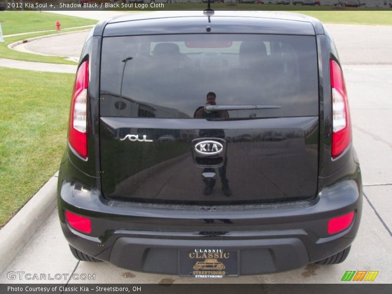 Shadow Black / Black Soul Logo Cloth 2012 Kia Soul +