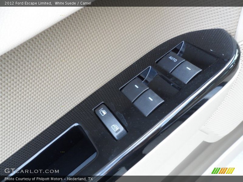 White Suede / Camel 2012 Ford Escape Limited