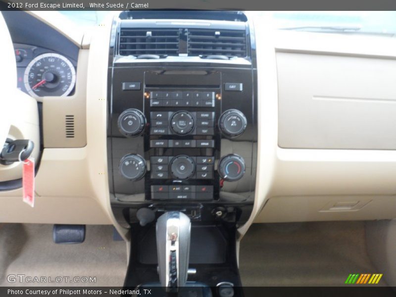 White Suede / Camel 2012 Ford Escape Limited