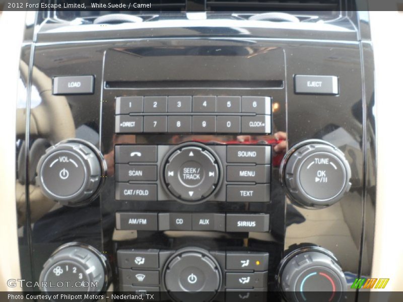 White Suede / Camel 2012 Ford Escape Limited