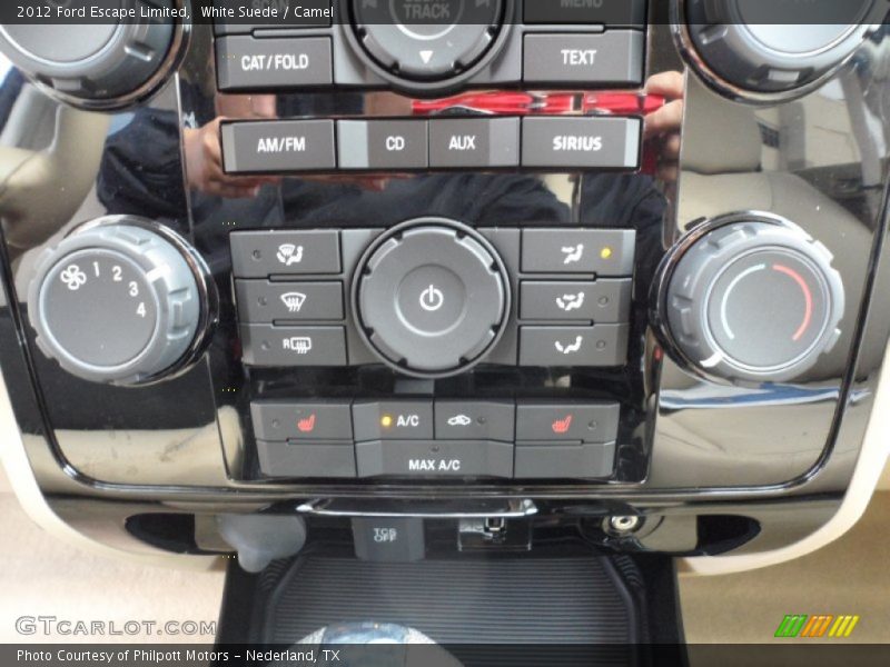 White Suede / Camel 2012 Ford Escape Limited