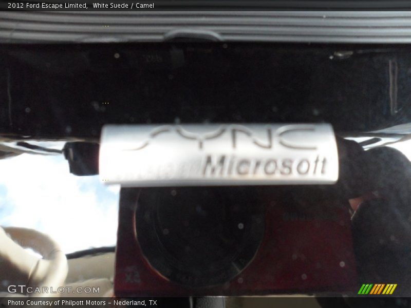 White Suede / Camel 2012 Ford Escape Limited