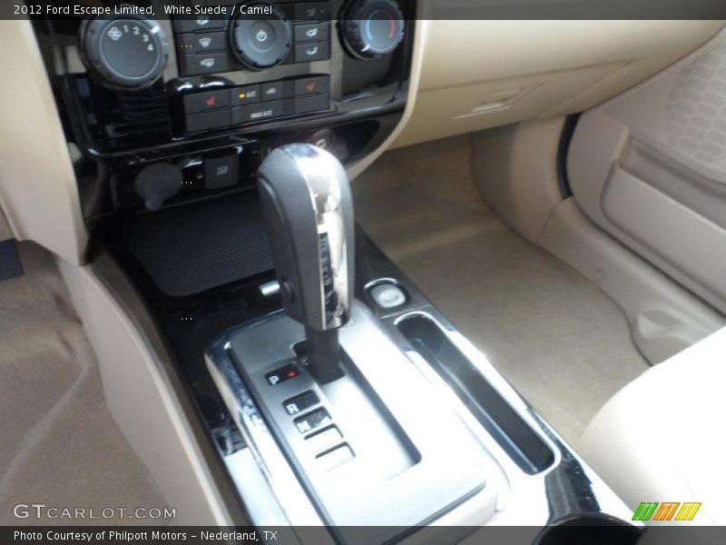 White Suede / Camel 2012 Ford Escape Limited