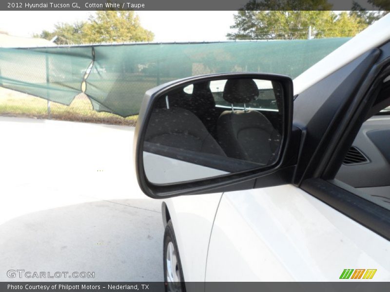 Cotton White / Taupe 2012 Hyundai Tucson GL