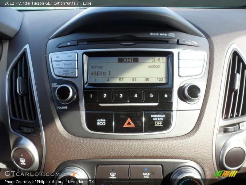 Controls of 2012 Tucson GL