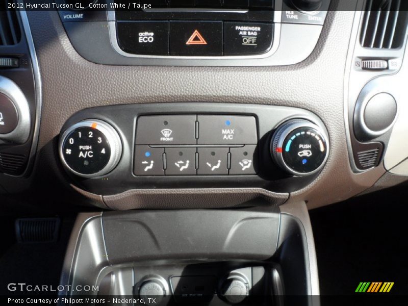 Controls of 2012 Tucson GL