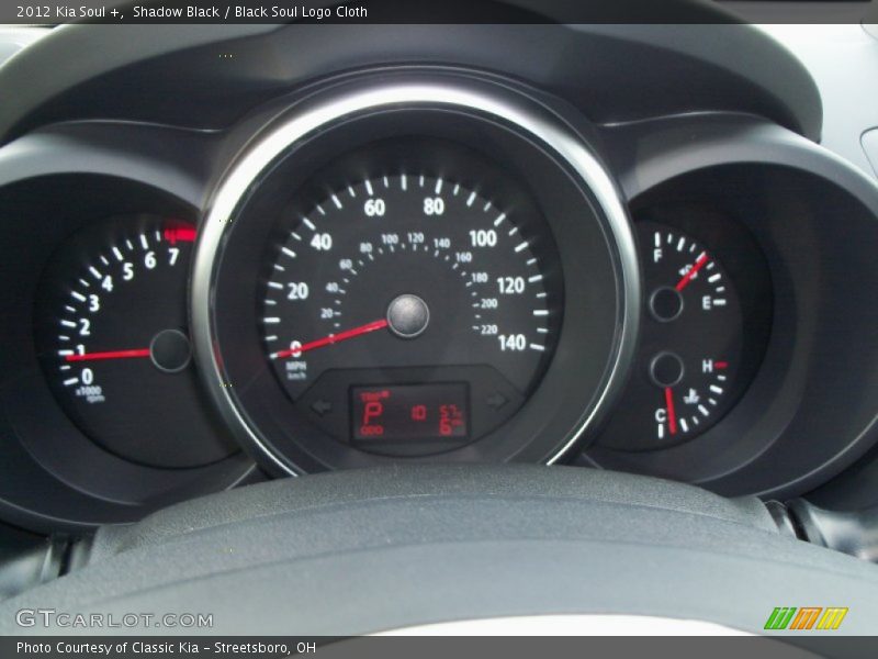Shadow Black / Black Soul Logo Cloth 2012 Kia Soul +
