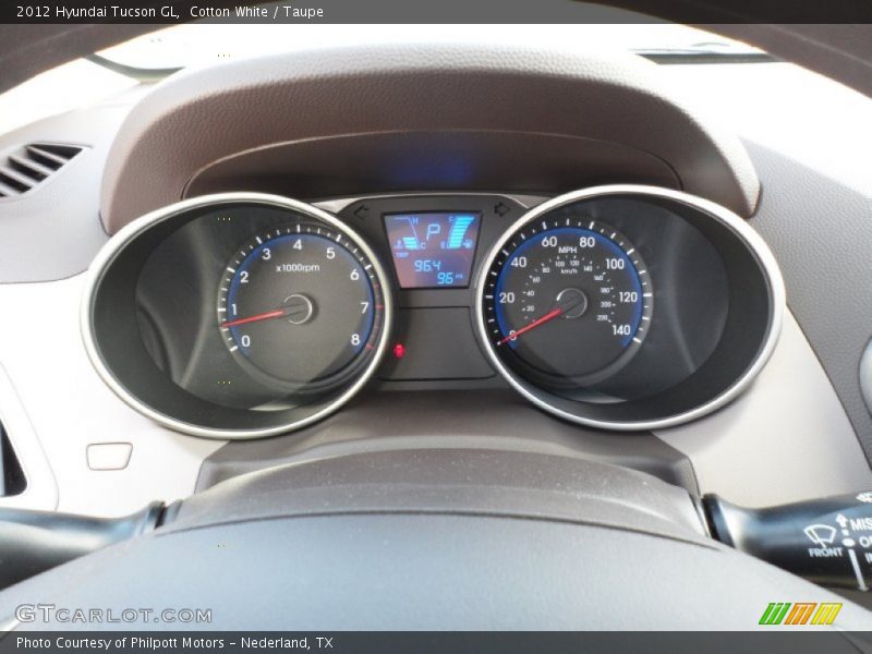  2012 Tucson GL GL Gauges