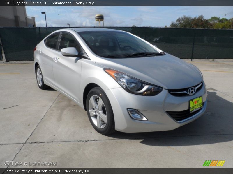 Front 3/4 View of 2012 Elantra GLS