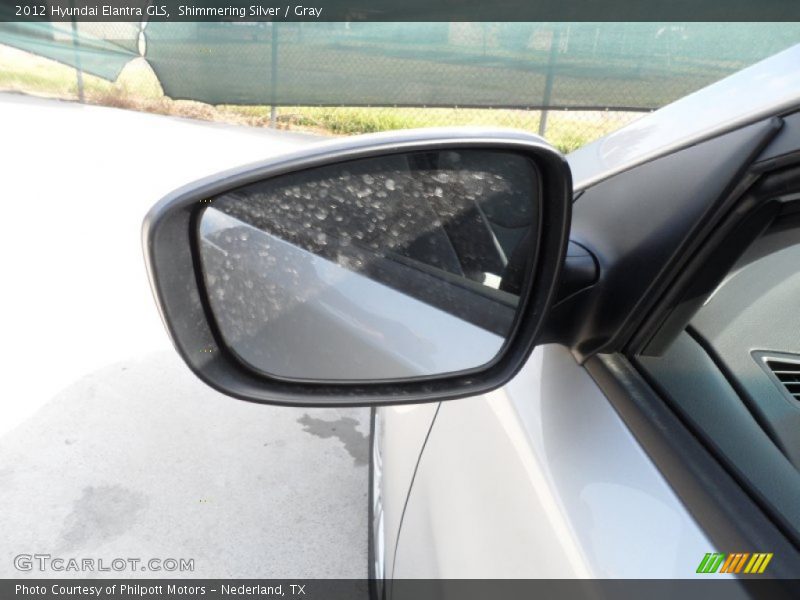 Shimmering Silver / Gray 2012 Hyundai Elantra GLS