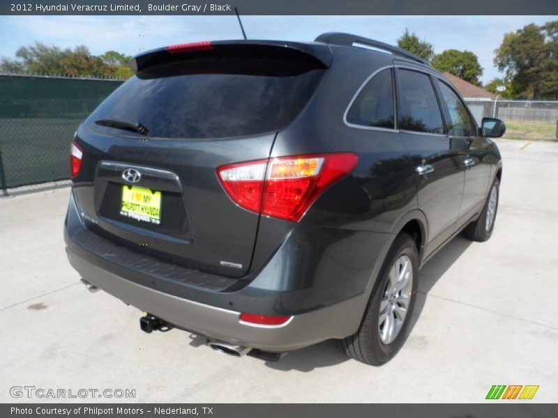 Boulder Gray / Black 2012 Hyundai Veracruz Limited