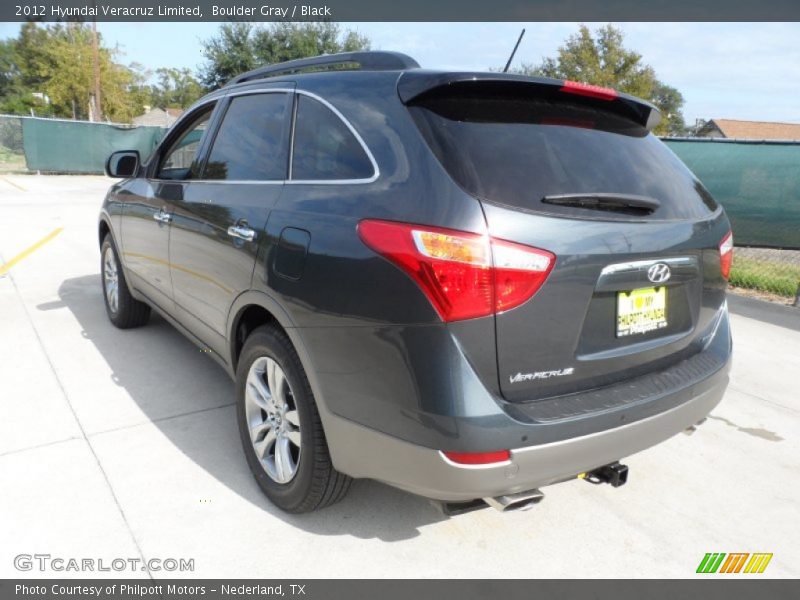 Boulder Gray / Black 2012 Hyundai Veracruz Limited