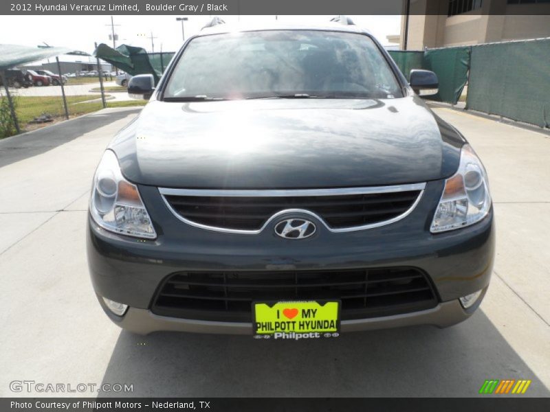 Boulder Gray / Black 2012 Hyundai Veracruz Limited
