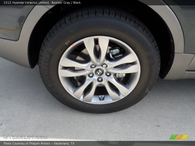 Boulder Gray / Black 2012 Hyundai Veracruz Limited