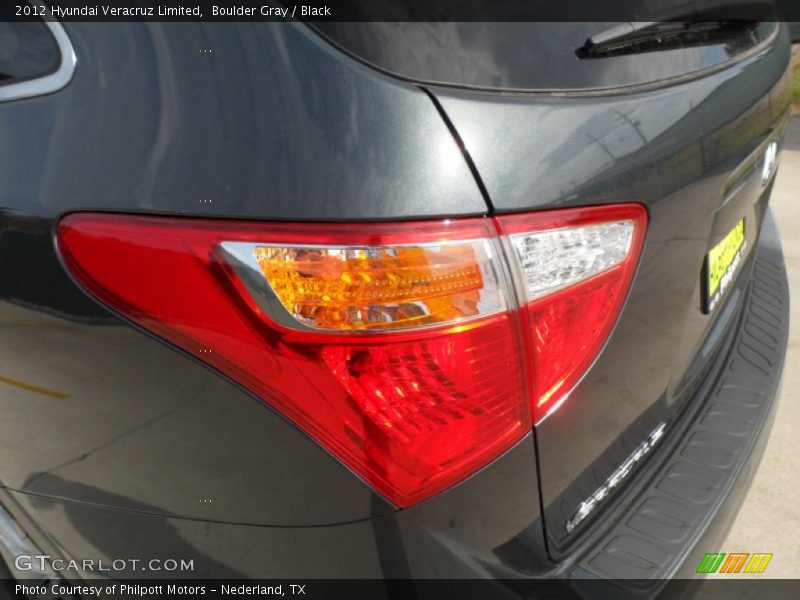 Boulder Gray / Black 2012 Hyundai Veracruz Limited