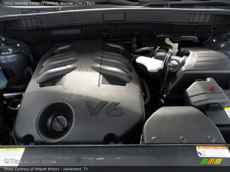 Boulder Gray / Black 2012 Hyundai Veracruz Limited