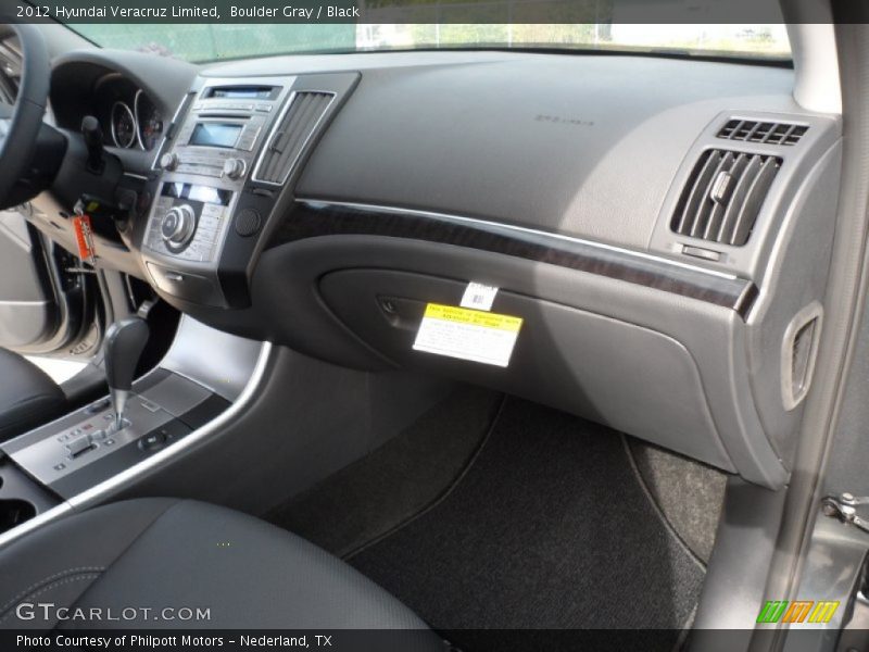 Boulder Gray / Black 2012 Hyundai Veracruz Limited