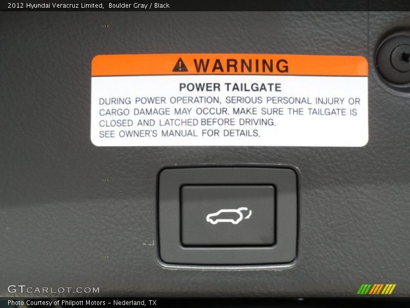 Boulder Gray / Black 2012 Hyundai Veracruz Limited