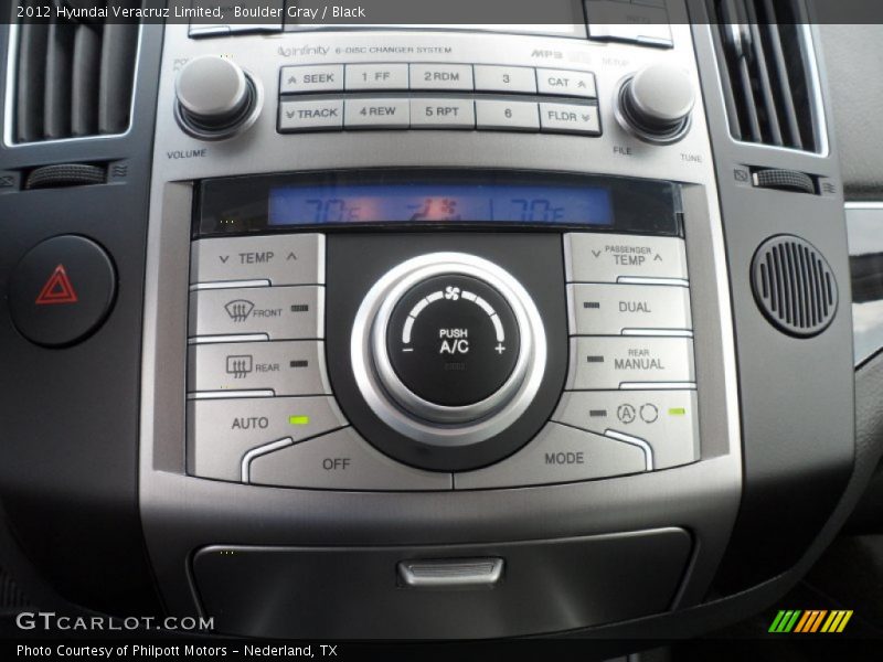 Boulder Gray / Black 2012 Hyundai Veracruz Limited