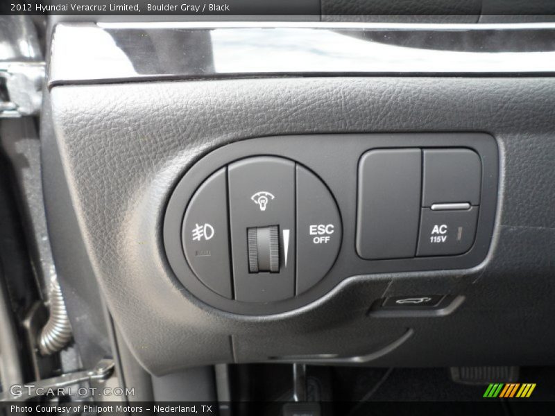 Boulder Gray / Black 2012 Hyundai Veracruz Limited