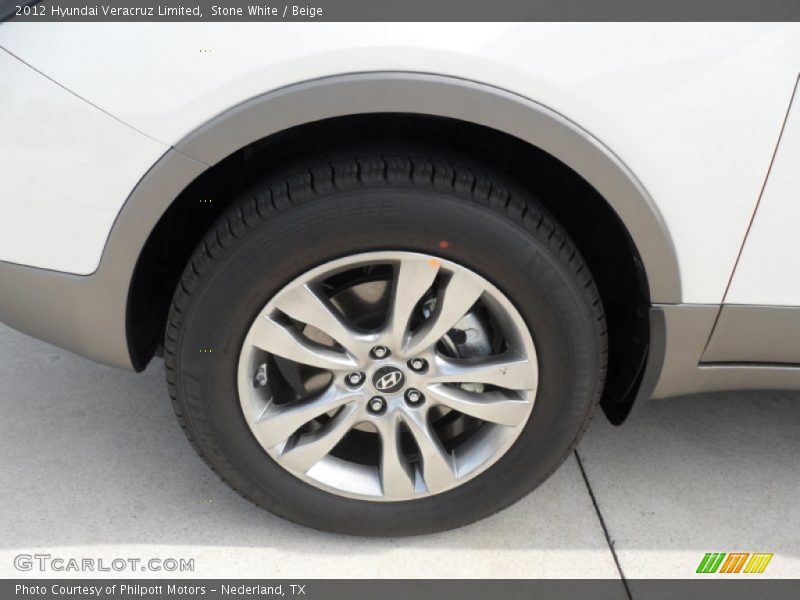 Stone White / Beige 2012 Hyundai Veracruz Limited