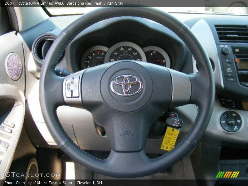 Barcelona Red Pearl / Ash Gray 2007 Toyota RAV4 Limited 4WD