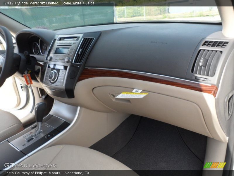 Stone White / Beige 2012 Hyundai Veracruz Limited