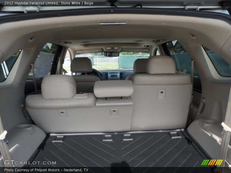 Stone White / Beige 2012 Hyundai Veracruz Limited